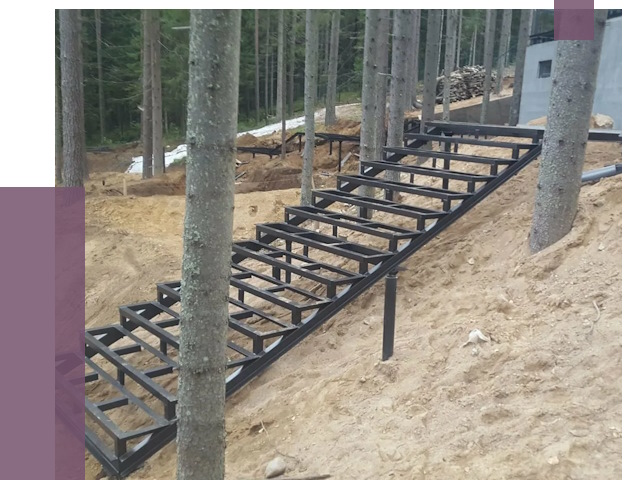 Монтаж металлических лестниц в Благовещенске от 13458 руб. 