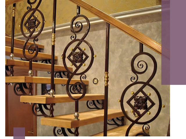 Изготовление кованых лестниц под ключ в Благовещенске