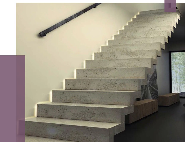Облицовка бетонных лестниц в Благовещенске от 4571 руб/м2 