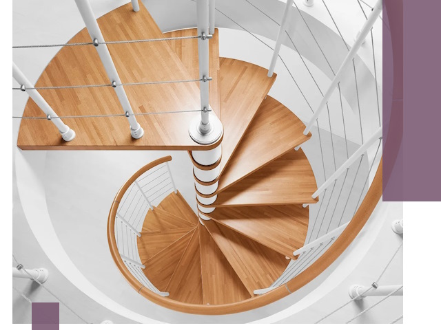 Изготовление винтовых лестниц под ключ в Благовещенске