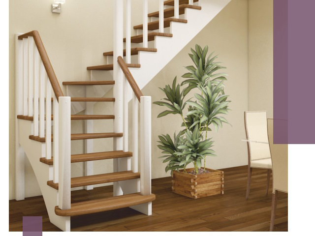 Г-образные лестницы под ключ в Благовещенске — изготовление и монтаж