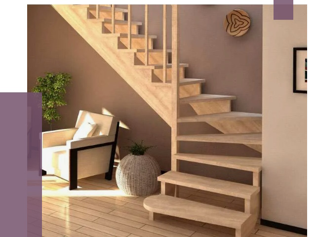 Изготовление Г-образных лестниц в Благовещенске от 18790 руб. 