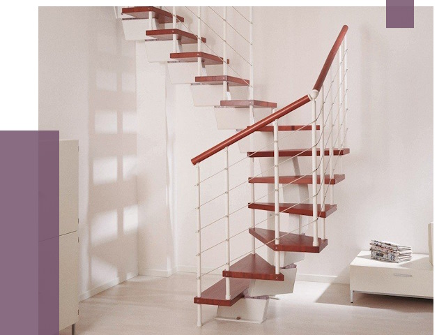 Изготовление лестниц на больцах в Благовещенске от 9649 руб. | ПРОЛЁТ-Бгн