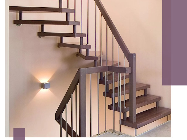 Изготовление лестниц на больцах в Благовещенске под ключ