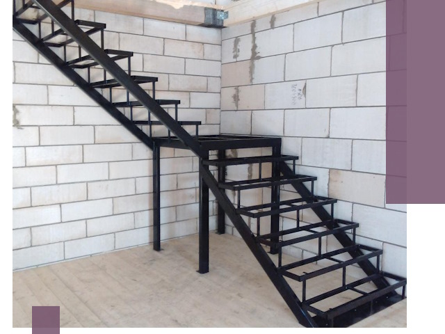 Лестницы на металлокаркасе под ключ в Благовещенске — изготовление и монтаж