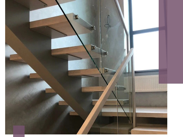 Изготовление лестниц на монокосоуре в Благовещенске с монтажом и гарантией