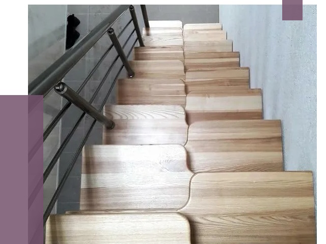 Лестницы гусиный шаг в Благовещенске от 12950 руб. под ключ | ПРОЛЁТ-Бгн