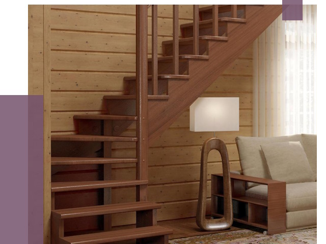 Лестницы эконом класса в Благовещенске от 18130 руб. бюджетные решения