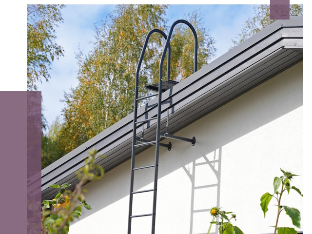 Лестницы на крышу в Благовещенске от 18994 руб. — монтаж и монтаж ПРОЛЁТ-Бгн