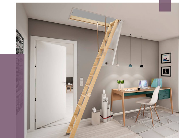 Чердачные лестницы в Благовещенске — от 14474 руб. | ПРОЛЁТ-Бгн