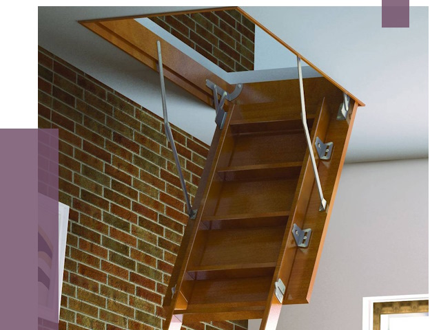 Установка чердачной лестницы в Благовещенске от 7770 руб. | ПРОЛЁТ-Бгн