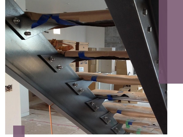 Усиление лестничных конструкций и усиление опор в Благовещенске