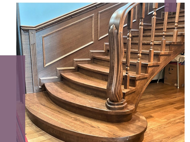 Дубовые лестницы под ключ в Благовещенске от 175208 руб. — ПРОЛЁТ-Бгн