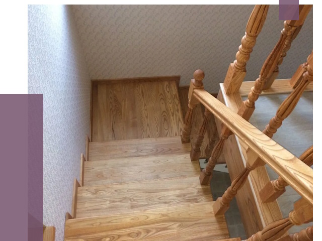 Сосновые лестницы в Благовещенске под ключ от 8024 руб.  | ПРОЛЁТ-Бгн