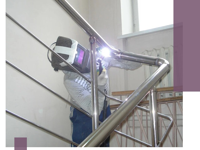 Монтаж перил и ограждений качественно в Благовещенске