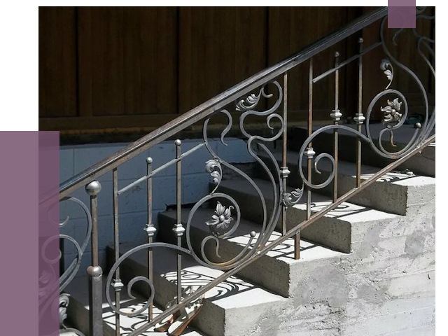 Кованые перила в Благовещенске от 8633 руб. под ключ — качество от ПРОЛЁТ-Бгн