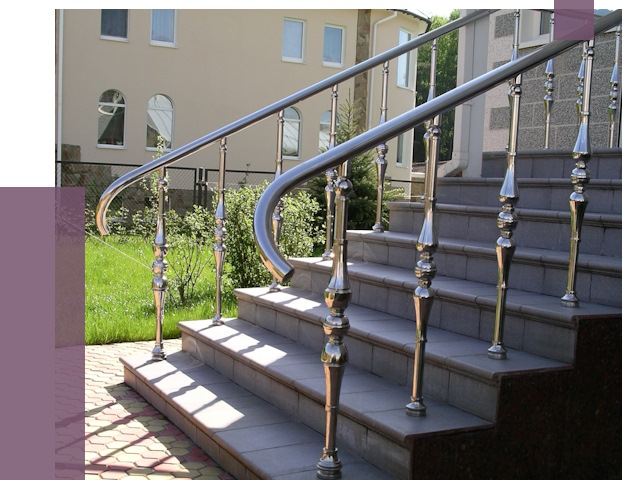 Перила для крыльца в Благовещенске от 10665 руб. — монтаж ПРОЛЁТ-Бгн