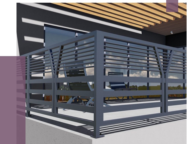 Изготовление балконных ограждений в Благовещенске от 10665 руб. | ПРОЛЁТ-Бгн