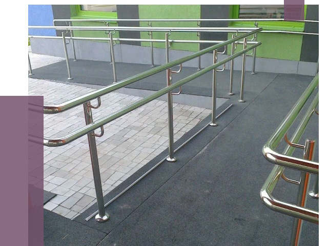 Ограждения пандусов в Благовещенске от 4317 руб. монтаж | ПРОЛЁТ-Бгн