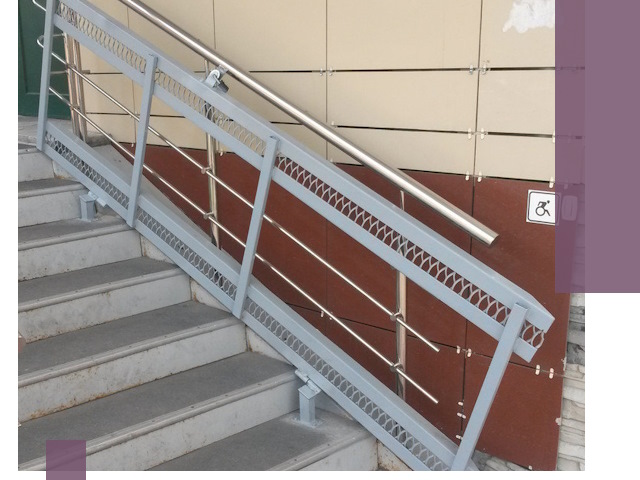 Изготовление откидных пандусов под ключ в Благовещенске