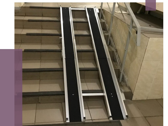 Установка пандуса в подъезд в Благовещенске от 7922 руб. под ключ | ПРОЛЁТ-Бгн