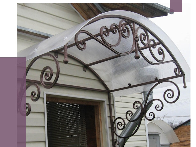 Изготовление козырьков в Благовещенске от 7313 руб. — заказать | ПРОЛЁТ-Бгн