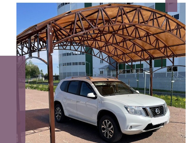 Недорогие навесы в Благовещенске от 42659 руб.  | ПРОЛЁТ-Бгн