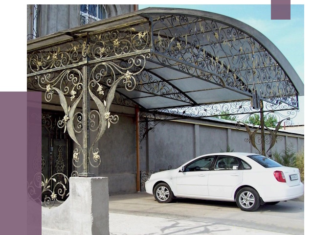 Кованые навесы в Благовещенске от 14474 руб. | ПРОЛЁТ-Бгн