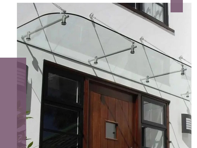 Стеклянные козырьки в Благовещенске от 18790 руб. | ПРОЛЁТ-Бгн