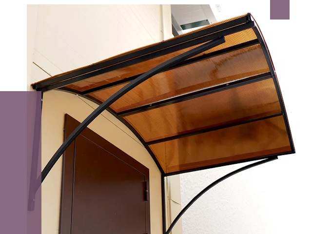 Недорогие козырьки в Благовещенске от 7536 руб.  | ПРОЛЁТ-Бгн