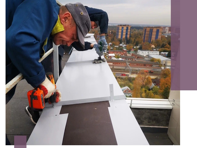 Монтаж парапетов в Благовещенске — установка прочных металлических ограждений