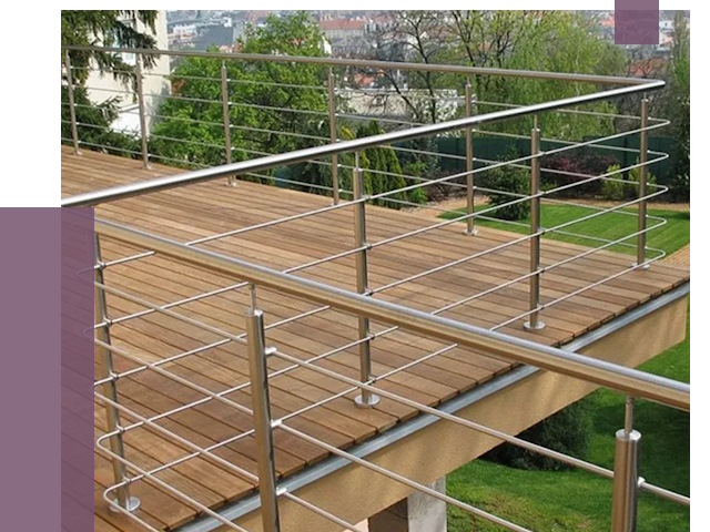 Алюминиевые парапеты в Благовещенске под ключ от 7719 руб. 