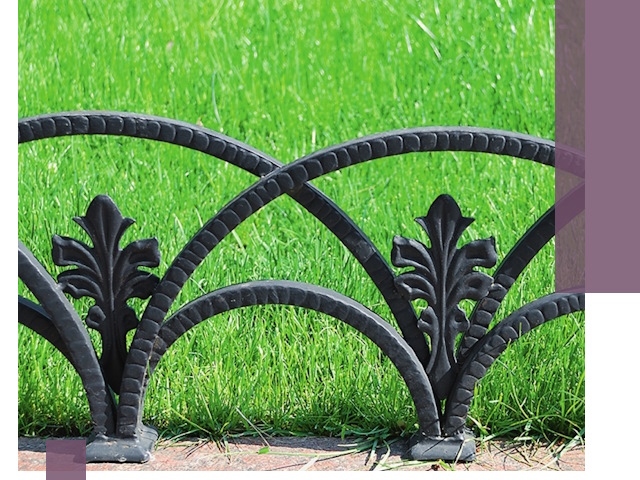 Декоративные металлические бордюры под ключ в Благовещенске