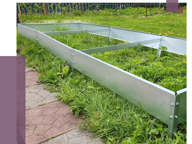 Металлические бордюры для грядок в Благовещенске от 1777 руб. 