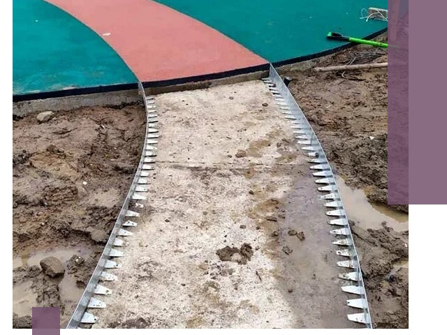 Металлические бордюры для дорожек в Благовещенске — монтаж и изготовление