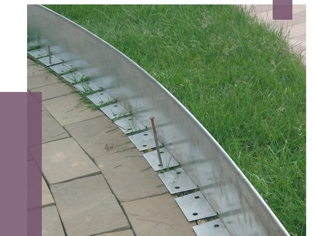 Металлические бордюры для тротуаров в Благовещенске от 8633 руб.