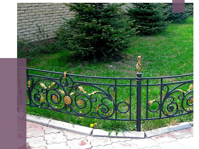 Кованые газонные ограждения в Благовещенске от 7567 руб. — ПРОЛЁТ-Бгн