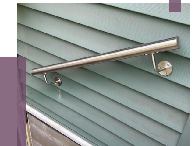 Поручни из нержавеющей стали в Благовещенске от 7618 руб.  | ПРОЛЁТ-Бгн